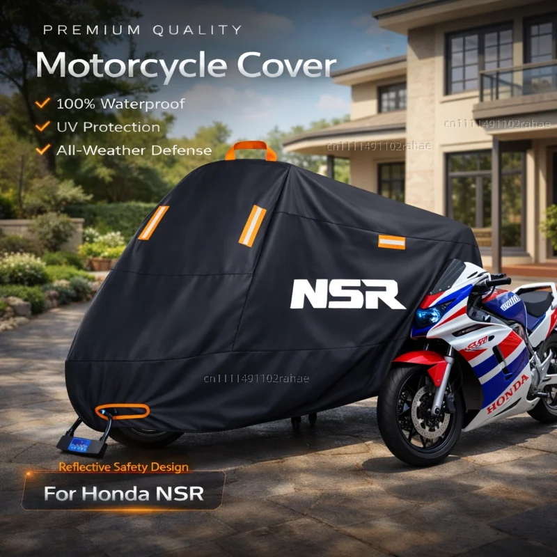 

Чехол для мотоцикла Honda NSR125, водонепроницаемый, из прочного полиэстера, с защитой от УФ-излучения, дождя, пыли и солнца, для улицы
