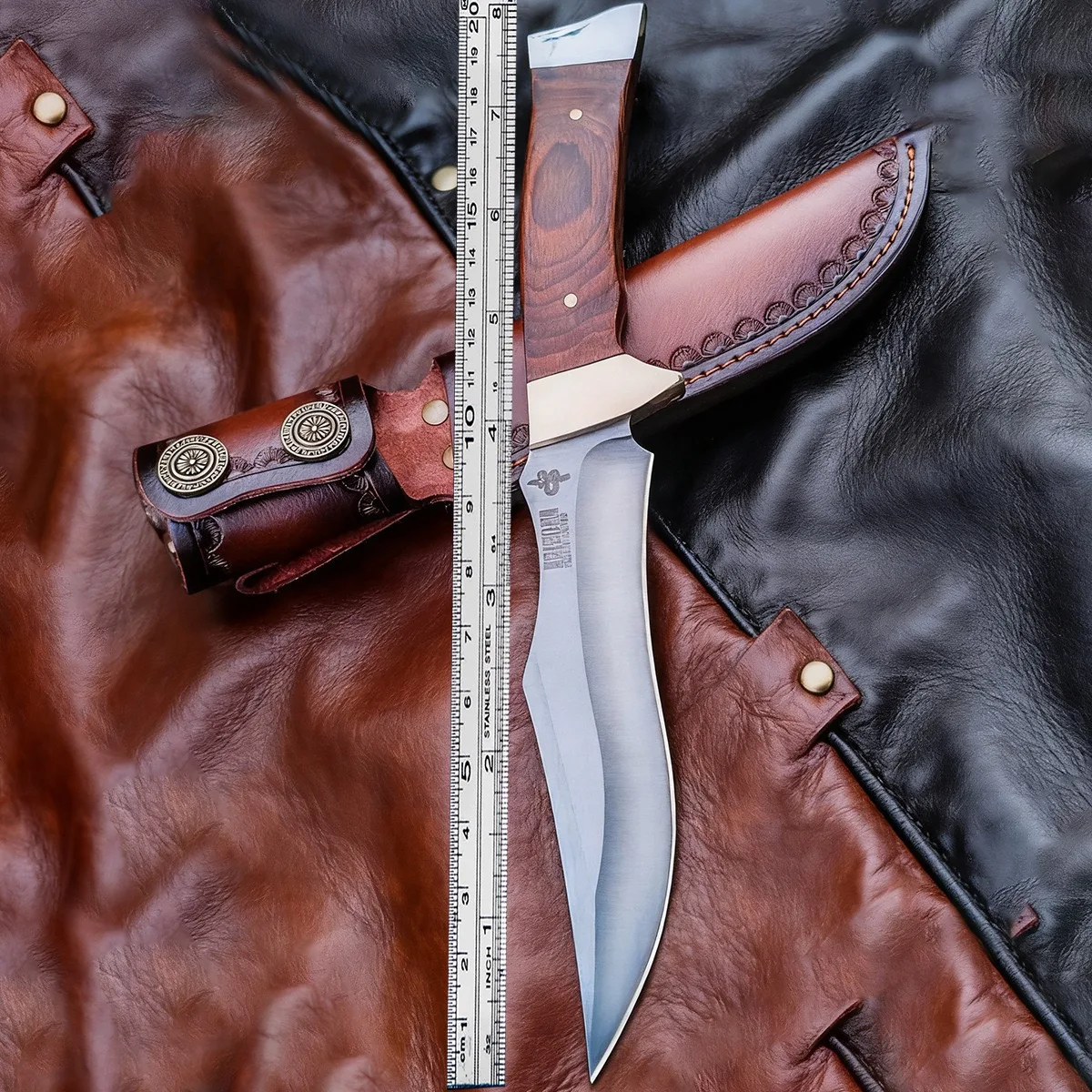 

Прямой нож для выживания на открытом воздухе, портативный портативный нож высокой твердости для кемпинга, тактика выживания в дикой при самозащите, мульти