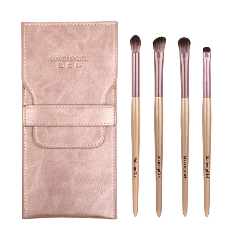 Charming Girl Portable Eyeshadow Set with Soft Hair Eye Blending Brush Cangzhou Little Grape Three-Pack Makeup Kit