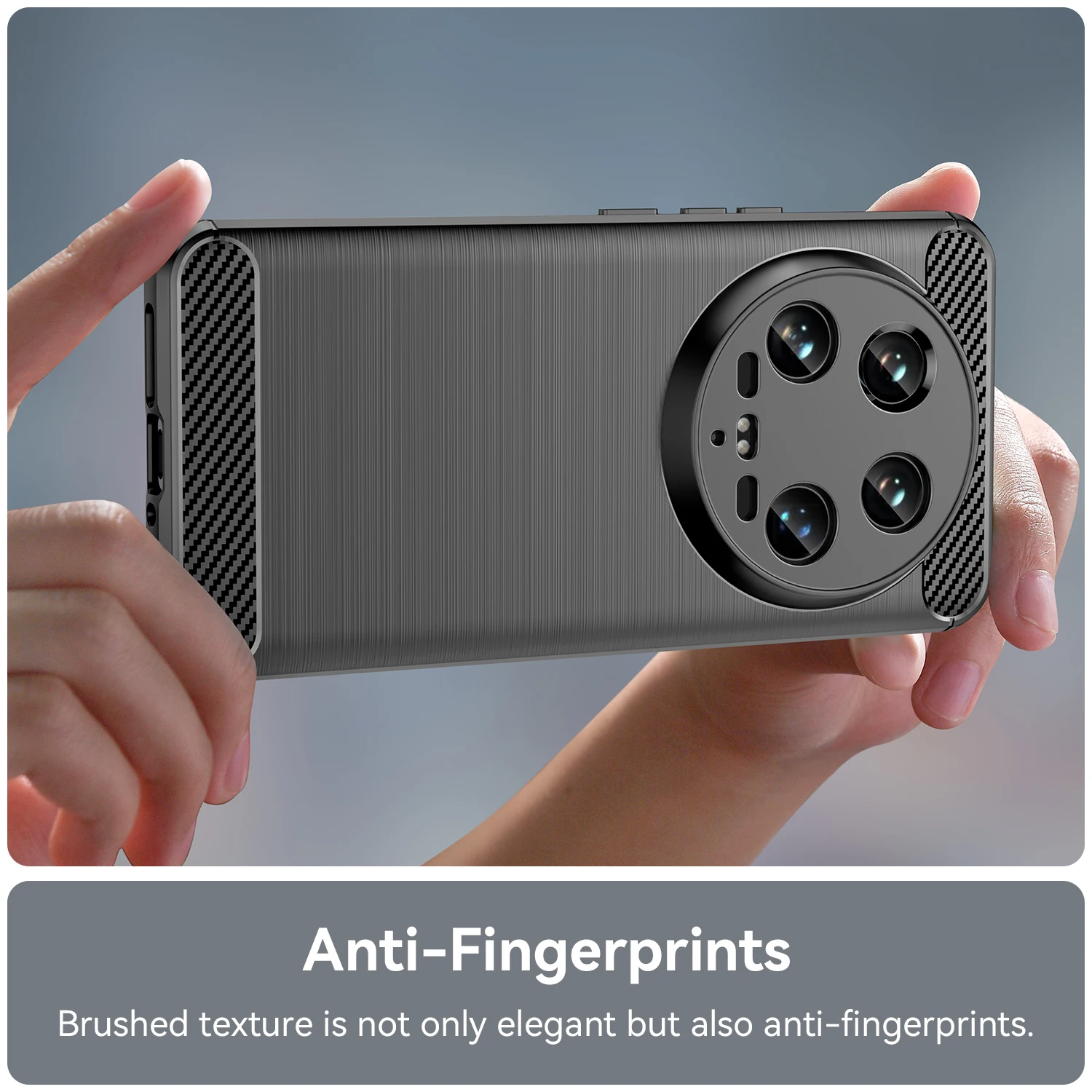 For Xiaomi 14 Ultra Case for Xiaomi 14 Ultra Cover Funda Coque Soft Carbon Fiber Shockproof Phone Bumper for Xiaomi 14 Ultra