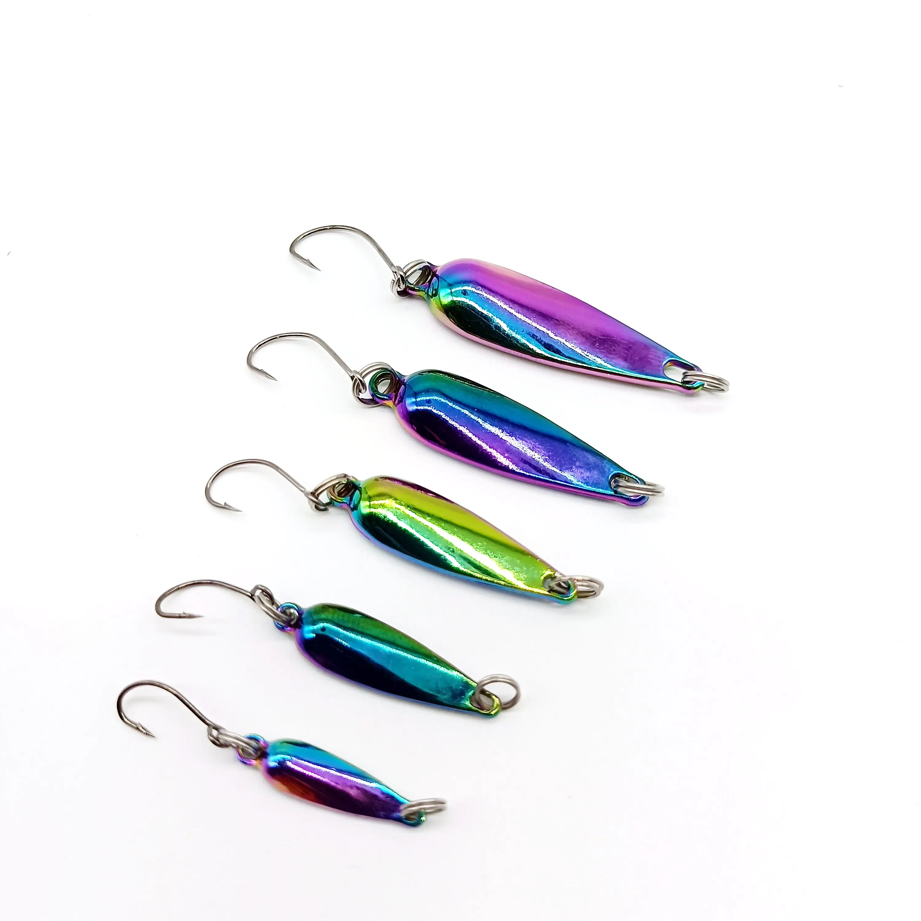 DUODUOYU 1PCS Metall Spinner Löffel Angeln Lockt 1,1g/2,2g/3,5g/5g/7g Isca Künstliche Harte Köder Bass Salzwasser Angeln Werkzeuge – Detail 1