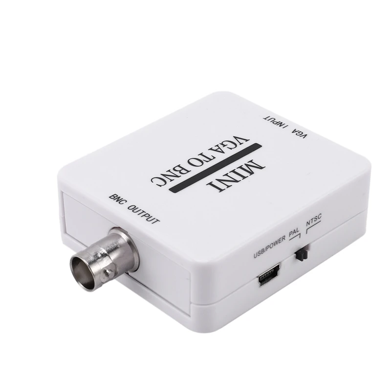 A48R-Mini HD VGA To BNC Video Converter Convertor Box Composite VGA To BNC Adapter Conversor Digital Switcher Box For HDTV Monit