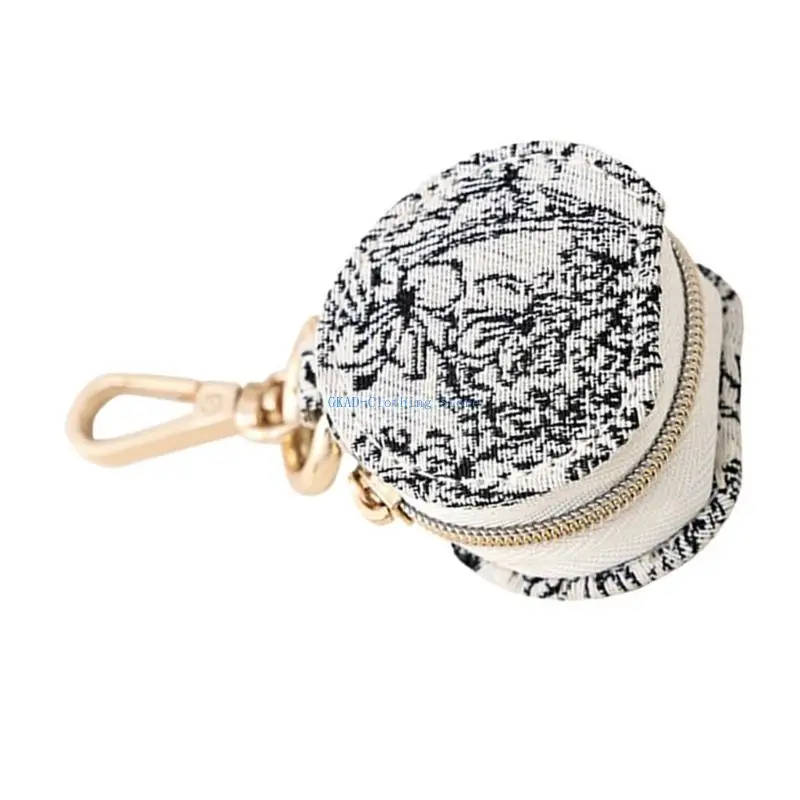 سلسلة مفاتيح N0PE للمجوهرات للسفر استخدم حالة تخزين حلقة صغيرة مع بطانة ناعمة #3