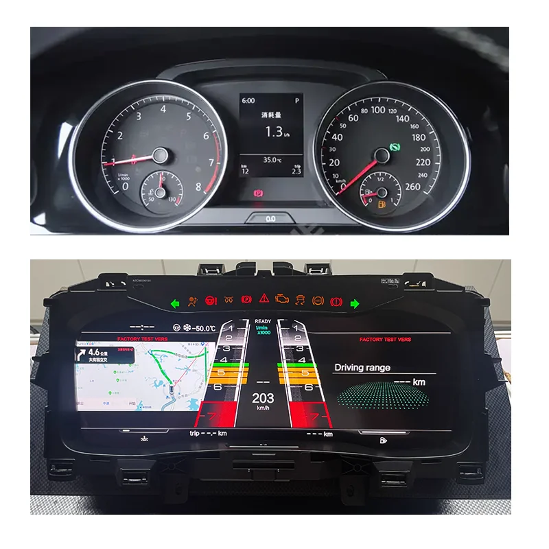 

Digital Dashboard Panel Virtual Instrument Cluster CockPit Speedometer For Golf 7 Golf 6 MK7 Passat B8 B7 CC Tiguan