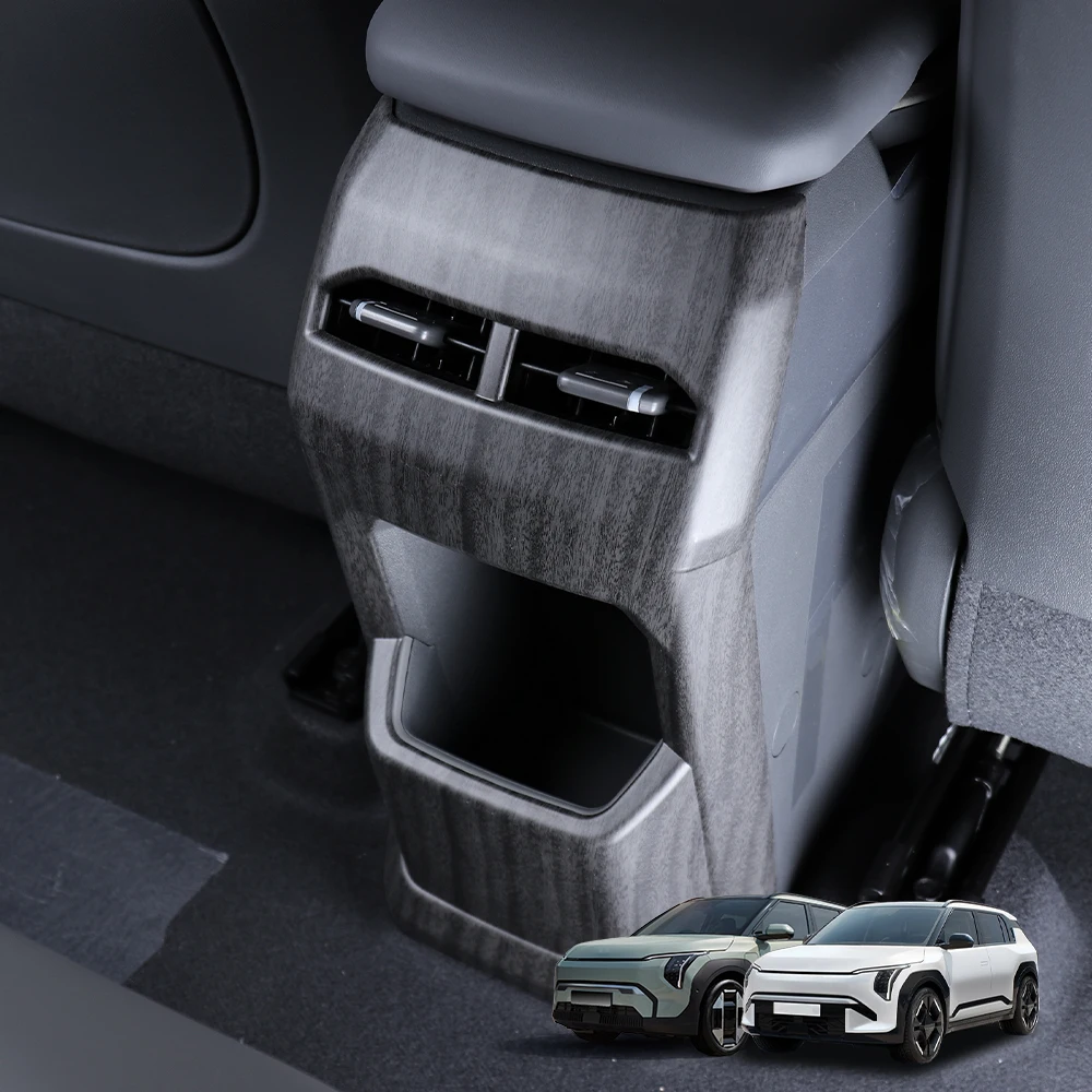 

X-T для Kia EV3 2024 2025, заднее сиденье автомобиля, противоударная панель, задняя розетка кондиционера, рамка переменного тока, внутренняя отделка, левый руль
