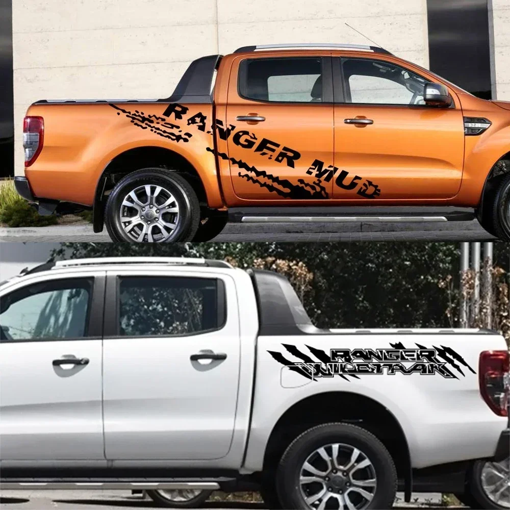 Car Body Side Stickers for Ford Ranger Raptor Wildtrak T6 2011 2014 2015 2016 2017 2018 2019 2020 2021 2022 2023 2024 2025 2026 - view 4