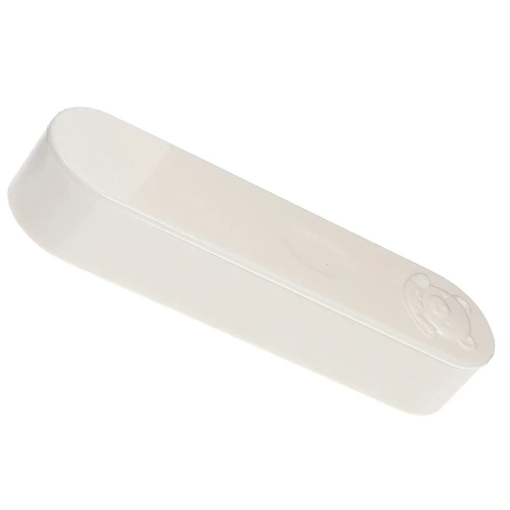 Портативная коробка для ватных тампонов, мини-компактный размер, милый дизайн с медведем, держатель для дорожных тампонов, чехол для хранения мелких предметов первой необходимости