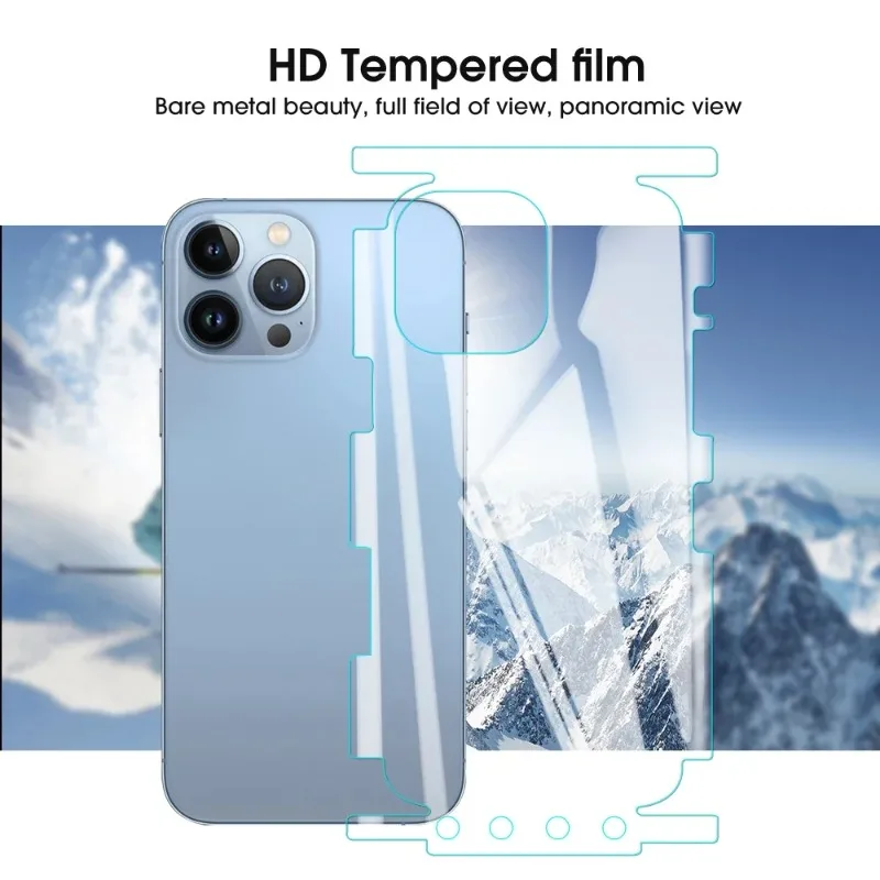 For iPhone 15 16 Pro Max 15Plus Full Cover Phone Side Back All-inclusive Soft Hydrogel Film Screen Protector For iPhone16 Plus