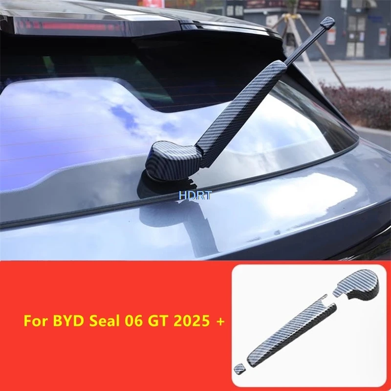 

Car Styling Rear Trunk Rain Wiper Cover Auto Part Protector Decoration Accessories Exterior Sticker For BYD Seal 06 GT 2025 +