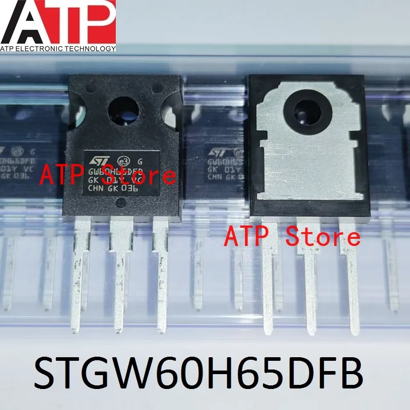 10 STKS/PARTIJ 100% Nieuwe Originele GW60H65DFB STGW60H65DFB TO-247 Transistors IGBT 650 V 60A 375 W
