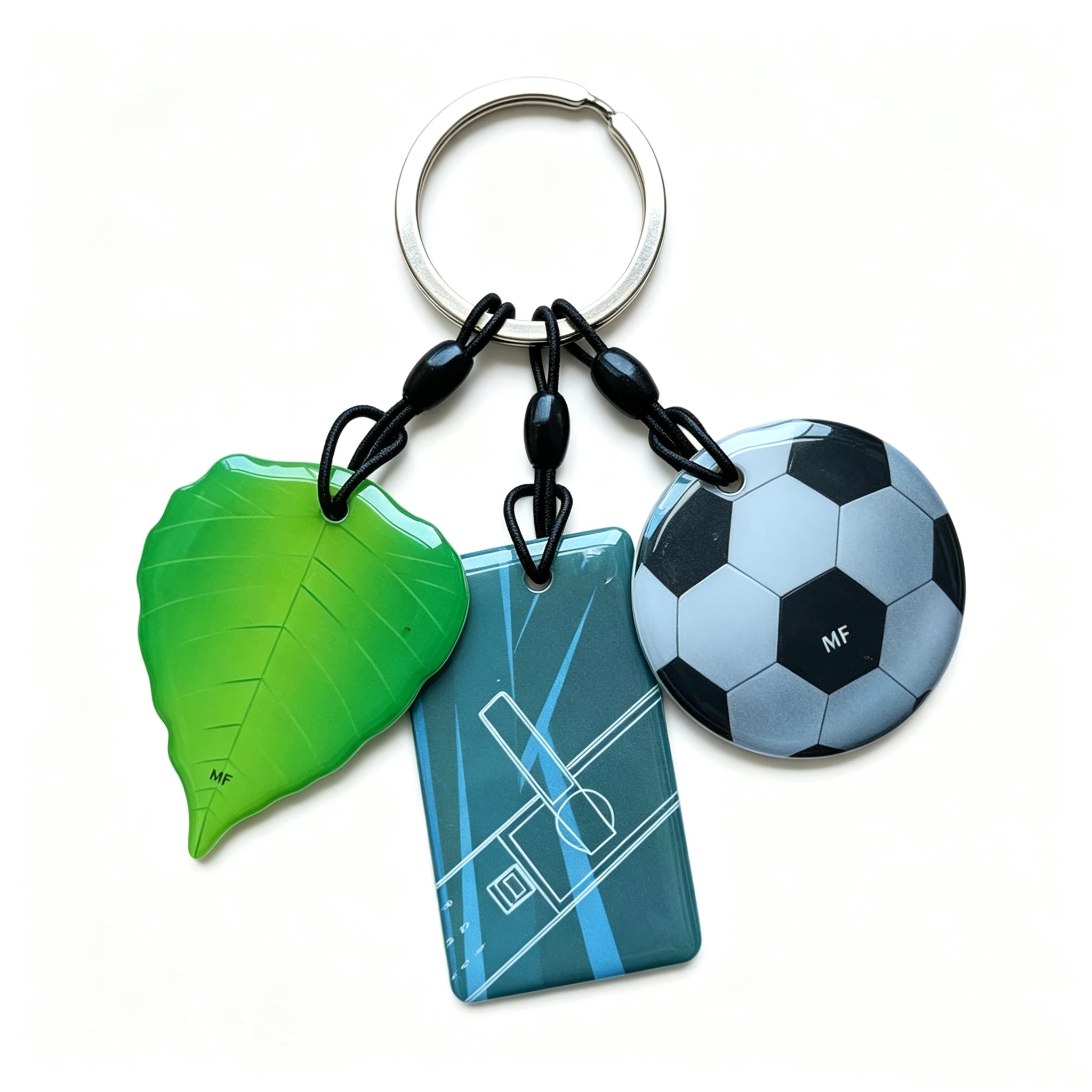 Random Pattern Rewritable UID 13.56 Mhz RFID NFC IC Card Epoxy Tag Smart Key Fob Keychain Token Door Access Control