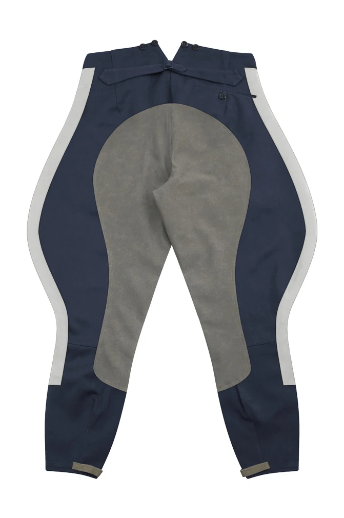 GUDF-013 WWII German Luftwaffe General Blue Grey Gabardine Riding Breeches