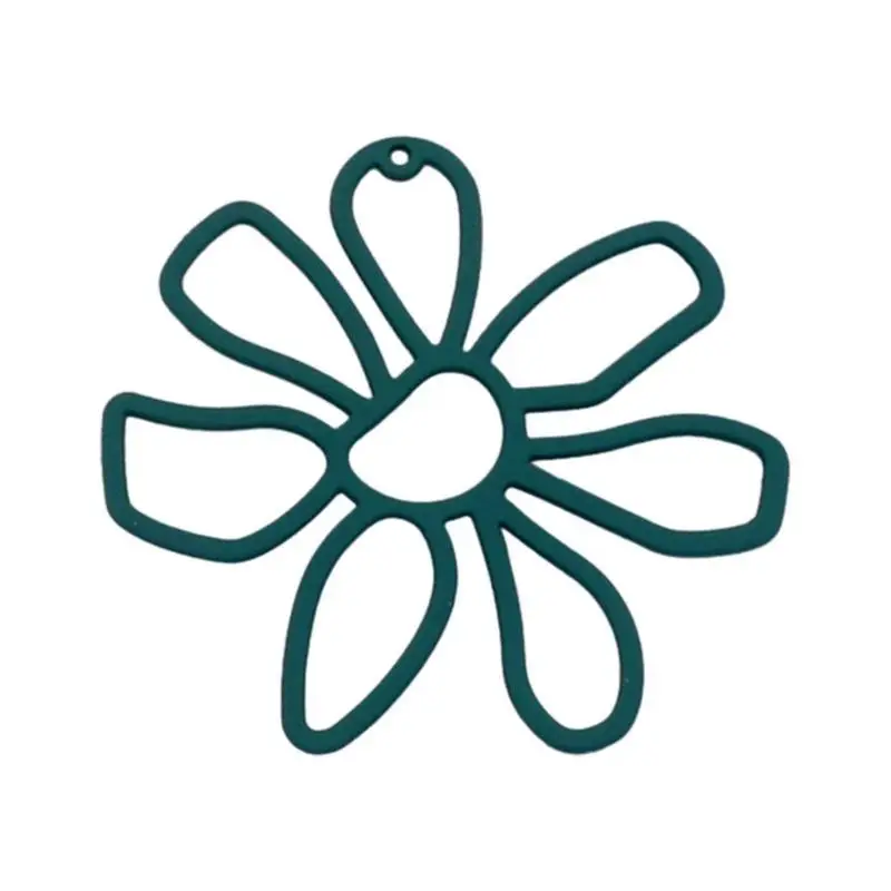 

31BB 9 Color Flower Alloy Charm DIY Charm Jewelry Pendants for DIY Bracelet Necklace