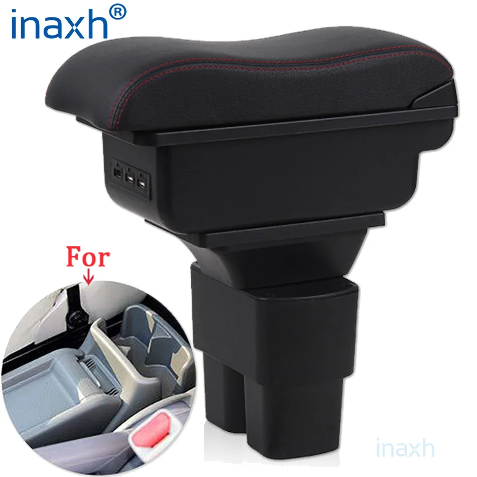 Für Nissan NV200 Armlehne Box Retrofit Teile Innendetails Auto Armlehne Aufbewahrungsbox Autozubehör USB