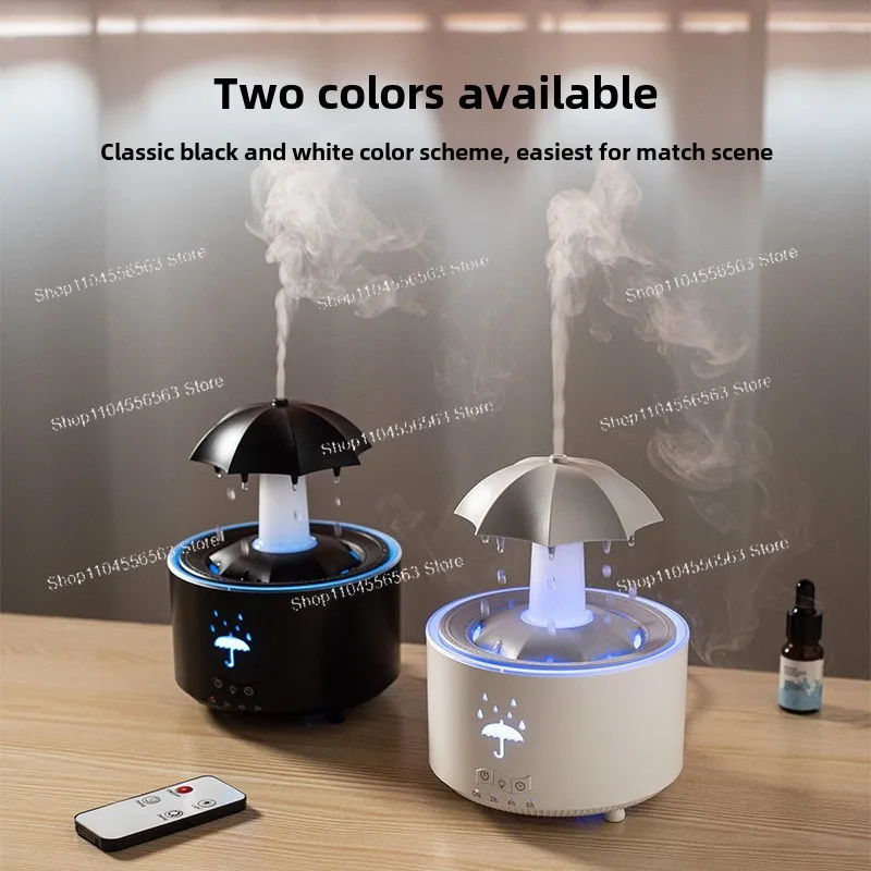 New, colorful raindrop aromatherapy machine, humidifier, home, office, umbrella fragrance machine