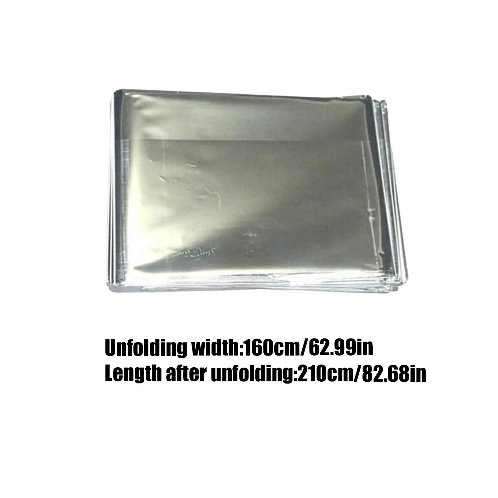 Emergent Blanket Outdoor Survive First Aid Kit Rescue Space Foil Thermal Camp Hike Mountaineer Bug Out Bag view 6