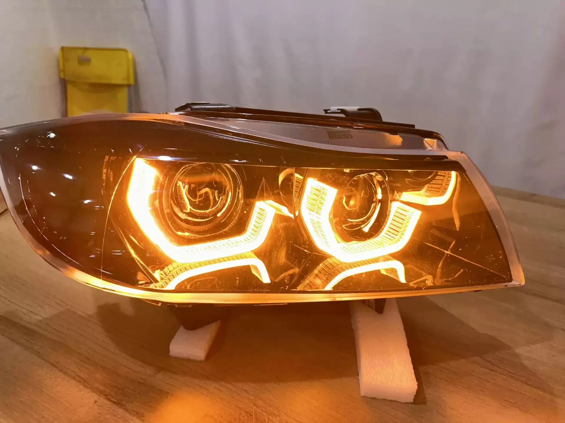 

LED Front Headlight Headlamp DRL Daytime Running Light for BMW 3 Series E90 05-12 Turn signal Автомобильные лампы
