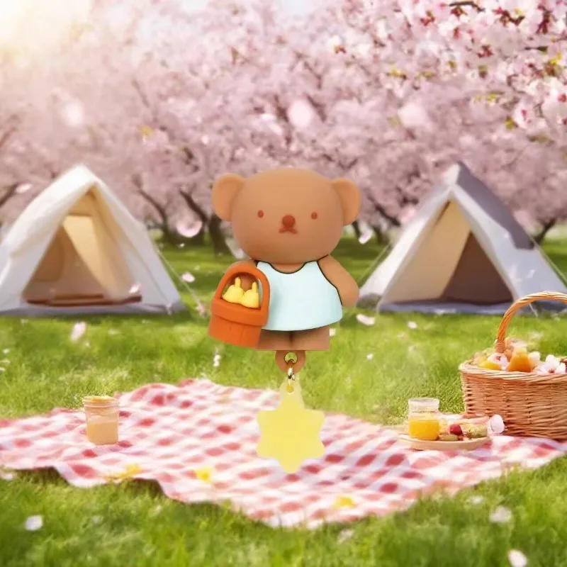 

Miffy Little Bear Baking House Series Blind Box Toys Emit Light Refrigerator Magnet Cute Anime Figure Doll Toys Kids Gifts