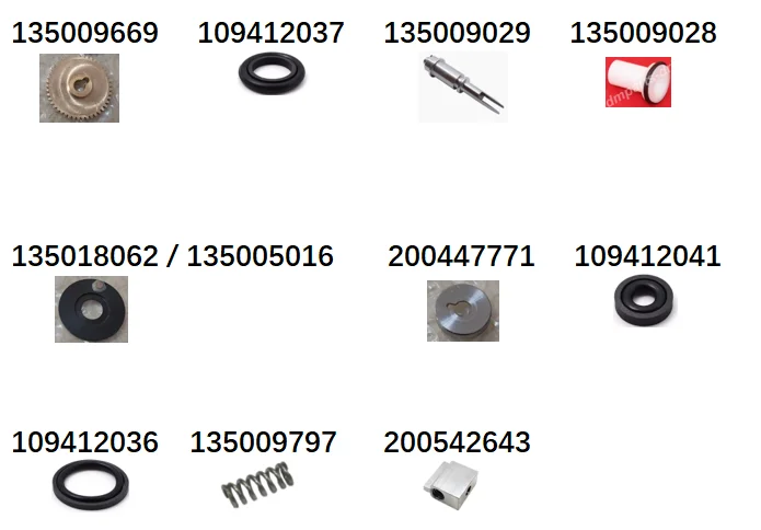 Teile zum Nachgewindigen des Moduls 135009669,109412037,135009029,135009028,135018062,200447771,109412041,109412036,135009797,200542643 – Detail 1