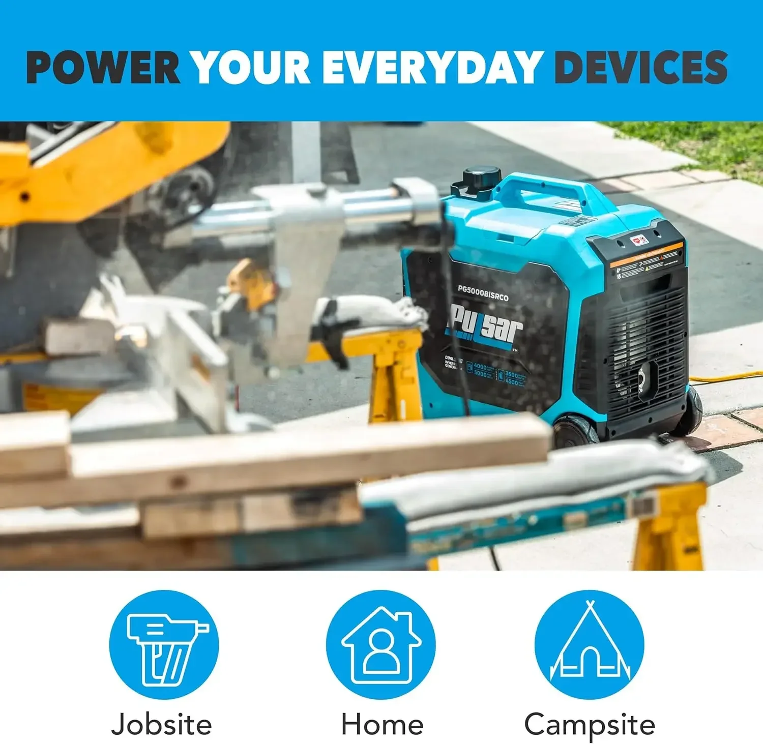 

[XMSJ-ограниченный запас, купить сейчас! ]PG5000BiSRCO Dual Fuel 30A RV Ready Портативный инверторный генератор с дистанционным запуском