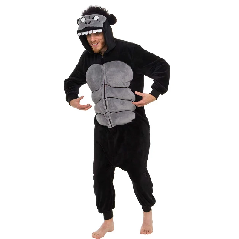 New children's adult chimpanzee costume Halloween gorilla cos costume kindergarten activity party drama costume parent-child cos