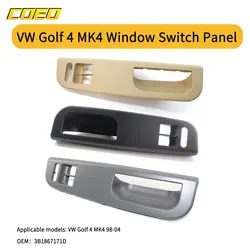 3B1867171D Window Switch Panel For Golf 4 1998-2004 2 Door Interior Door Handles