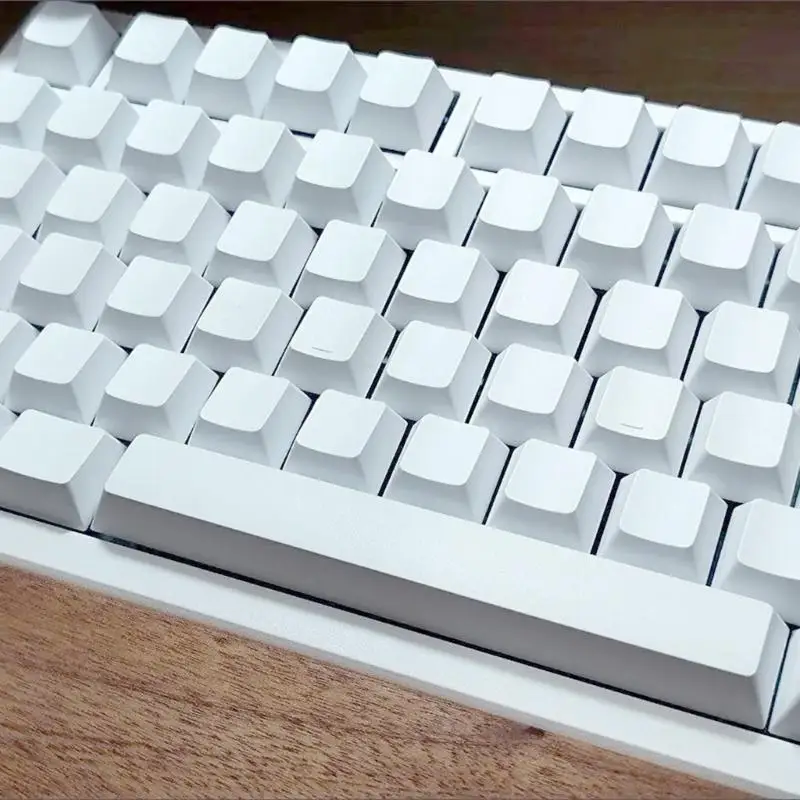 U2JEオリジナルプロファイル104KEY PBTブランクキーキャップメカニカルキーボードのためのミニマリストホワイトPBT材料愛好家