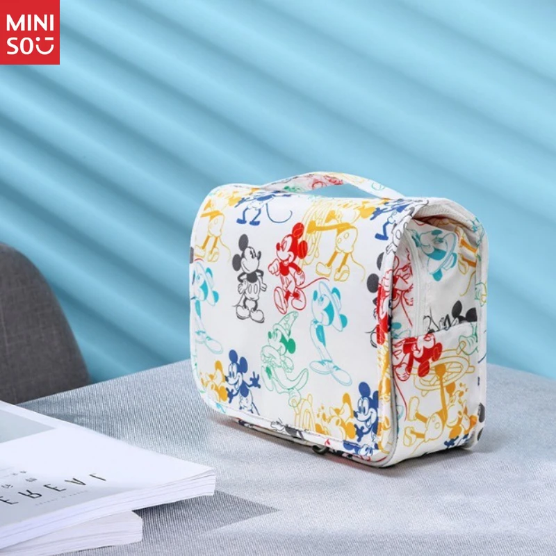 Disney Large Makeup Bag, Multi-Organizer Toiletry Pouch for Travel & Daily Use