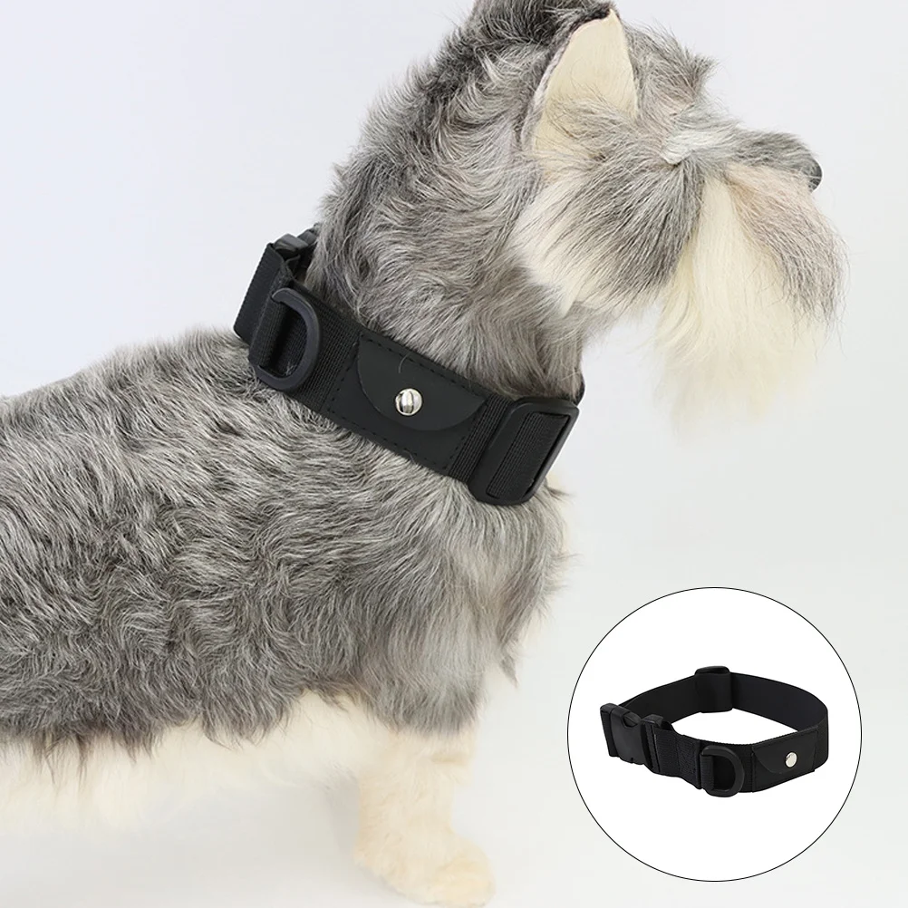 

2pcs Adjustable Pet Locating Outdoor Anti-Lost Dog Collar Nylon D-Ring Wear-Resistant Gps Cat Collar Dog Accessories