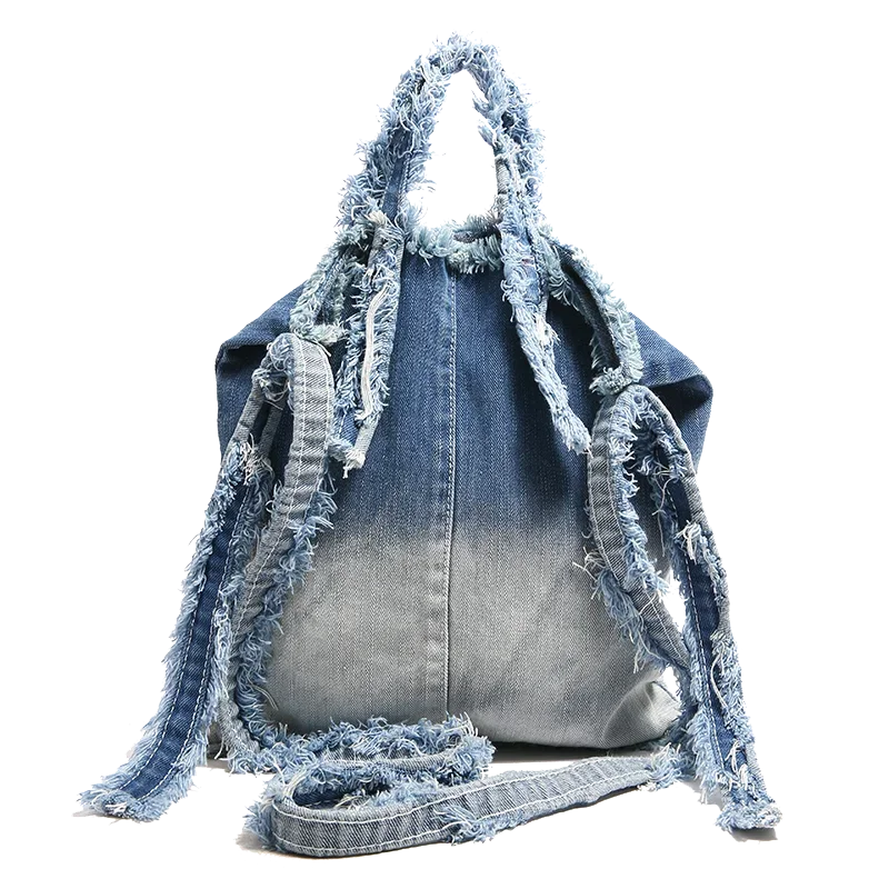 LEFTSIDE Small Denim Shoulder Bag Lady Handbags And Purses Women 2024 Y2K New Korean Fashion Female Tote Bag Crossbody Bags