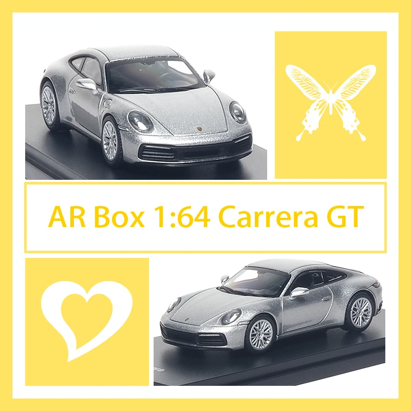 AR Box 1:64 Scale Carrera GT Alloy Car Model For Collection Display & Holiday Gifts Toys