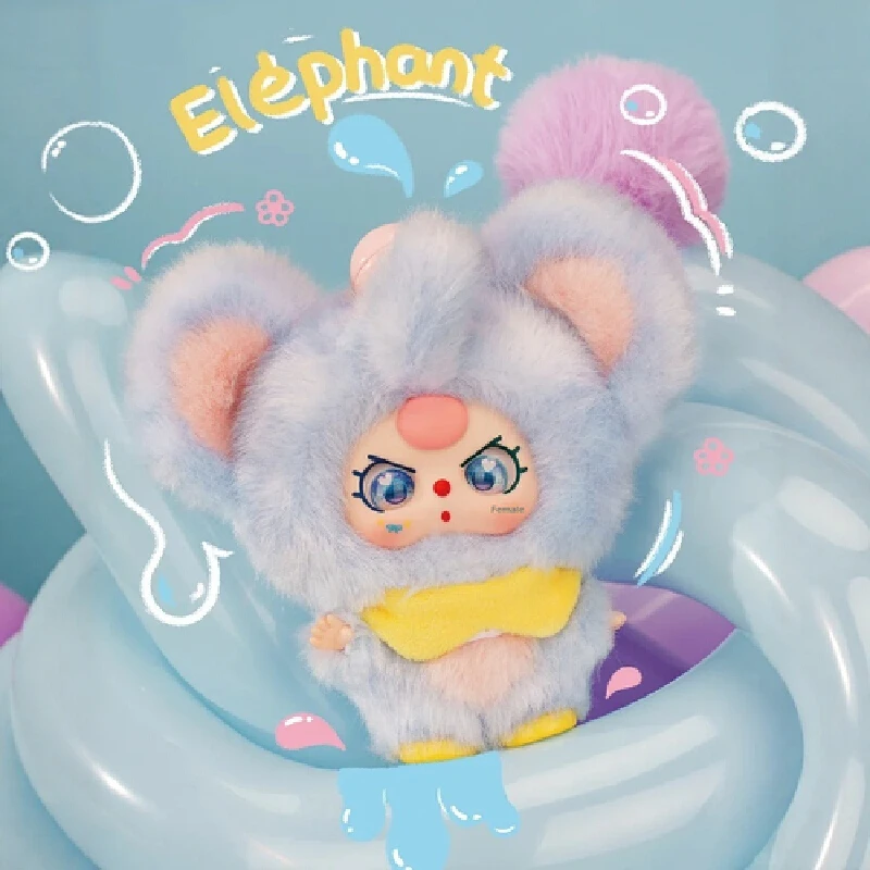 

Miniso Baby Three Mini Hug Series Vinyl Plush Doll Blind Box Super Cute Doll Cute Pendant Holiday Gifts Are Girls' Favorite