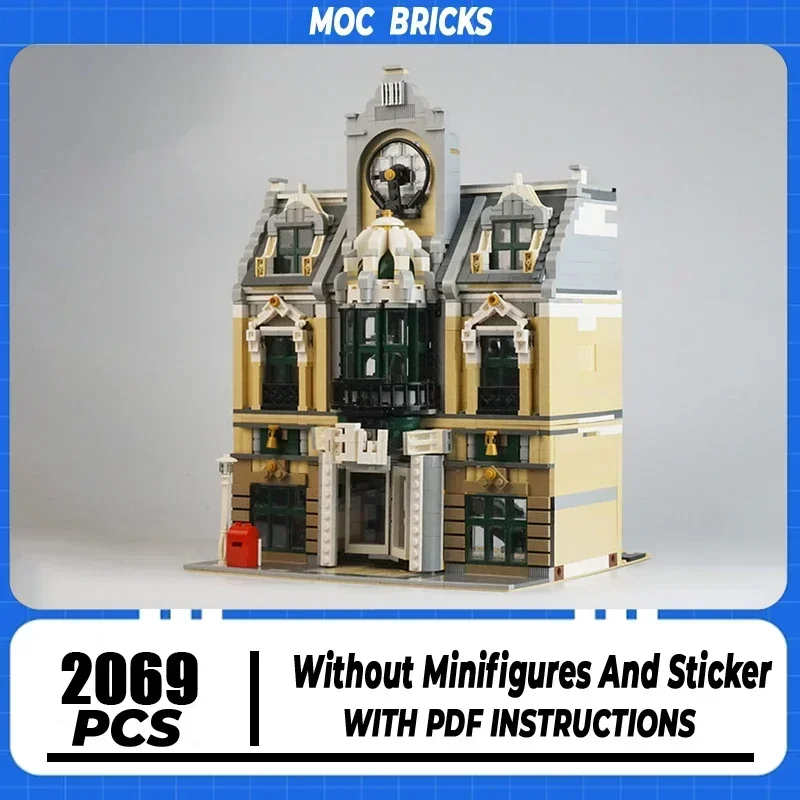 

Moc Building Block Grand Emporium Building Model Technology Brick DIY Assembly City Street View Toy Holiday Gifts