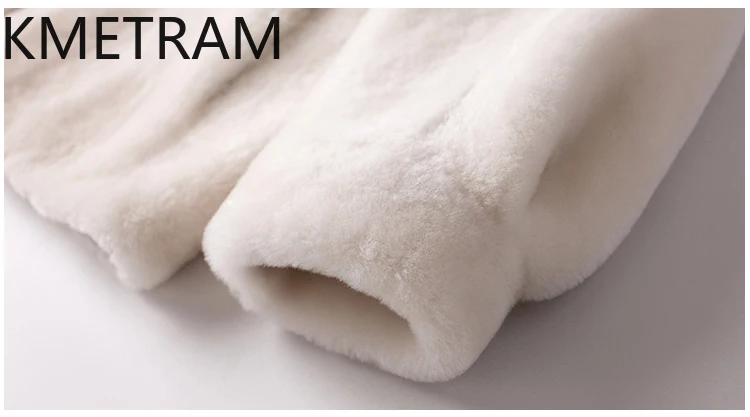 100% Merino Sheepskin Wool Double Faced Fur Jacket Women Casual Real Fur Coat with Hood Winter Woman Clothing 2025 Furry Jackets