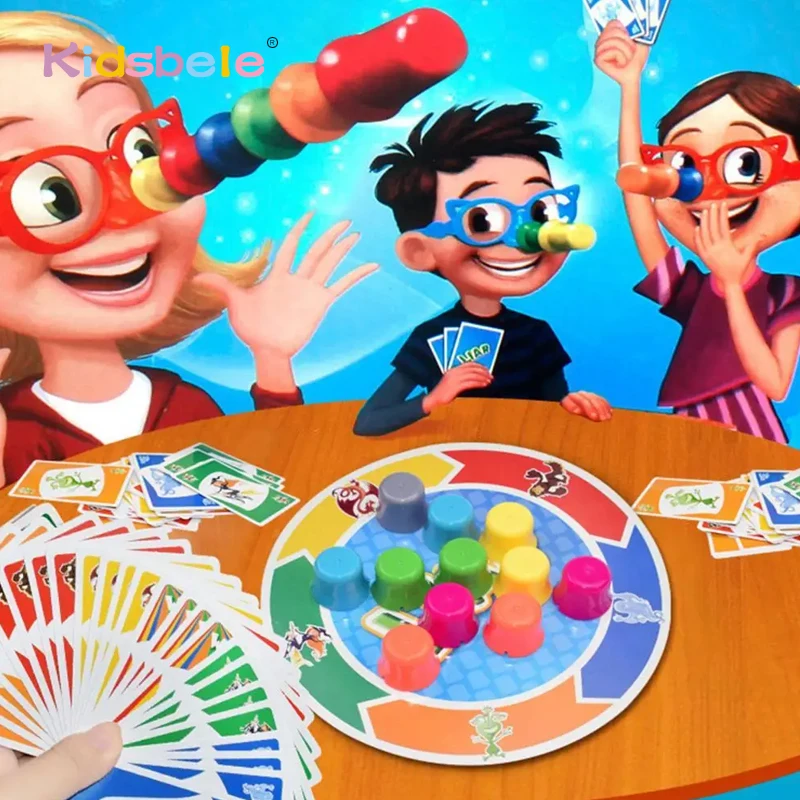 

Funny Novelty Entertainment Tricky Desktop Game Liar Fibber Game Hilarious Noses & Glasses