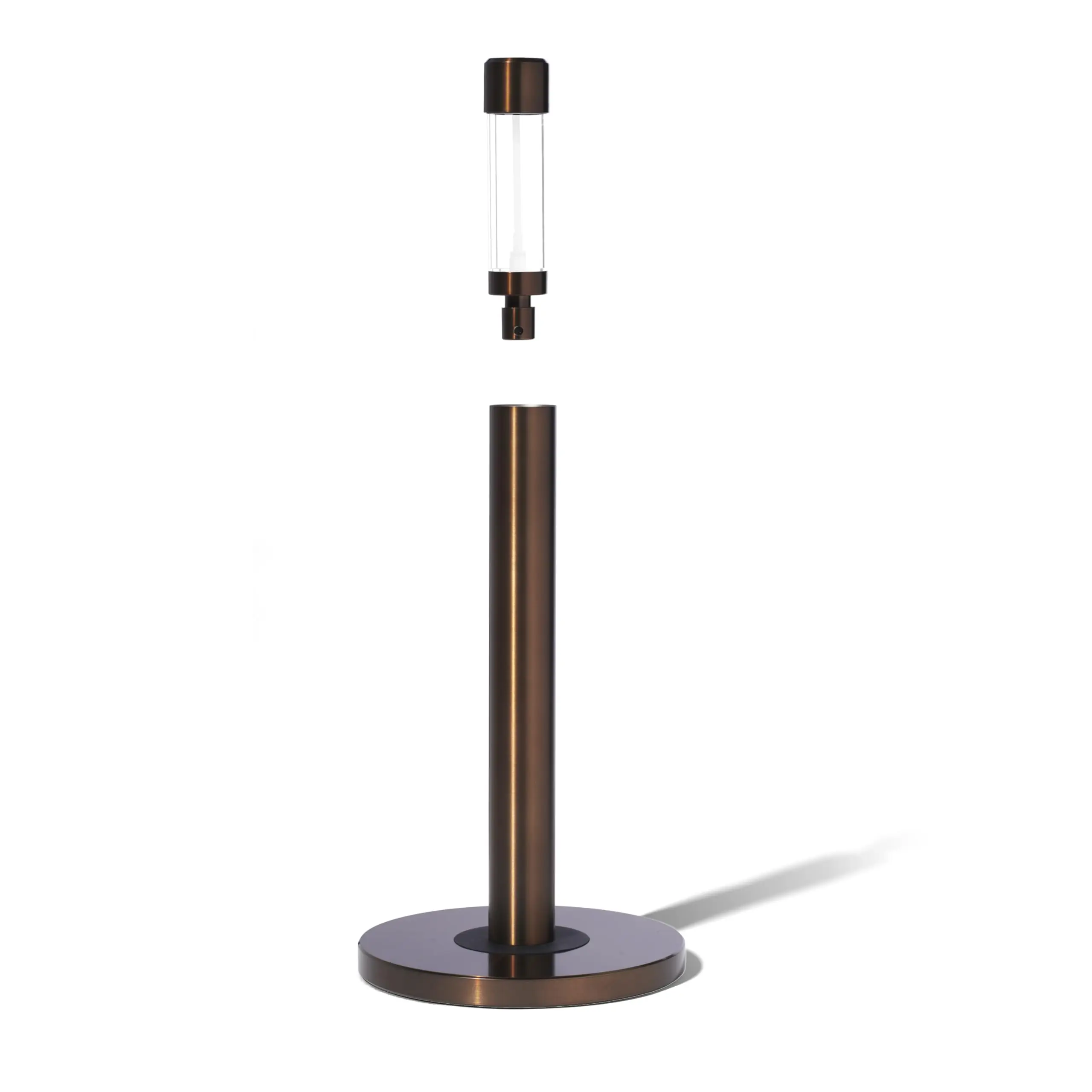 

Stainless Steel Paper Towel Holder With Concealed Spray Bottle