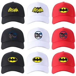 Gorra de béisbol de Batman para hombre y mujer, gorro bordado de dibujos animados de Anime, ajustable, Hip Hop, Snapback, sombra, deportiva