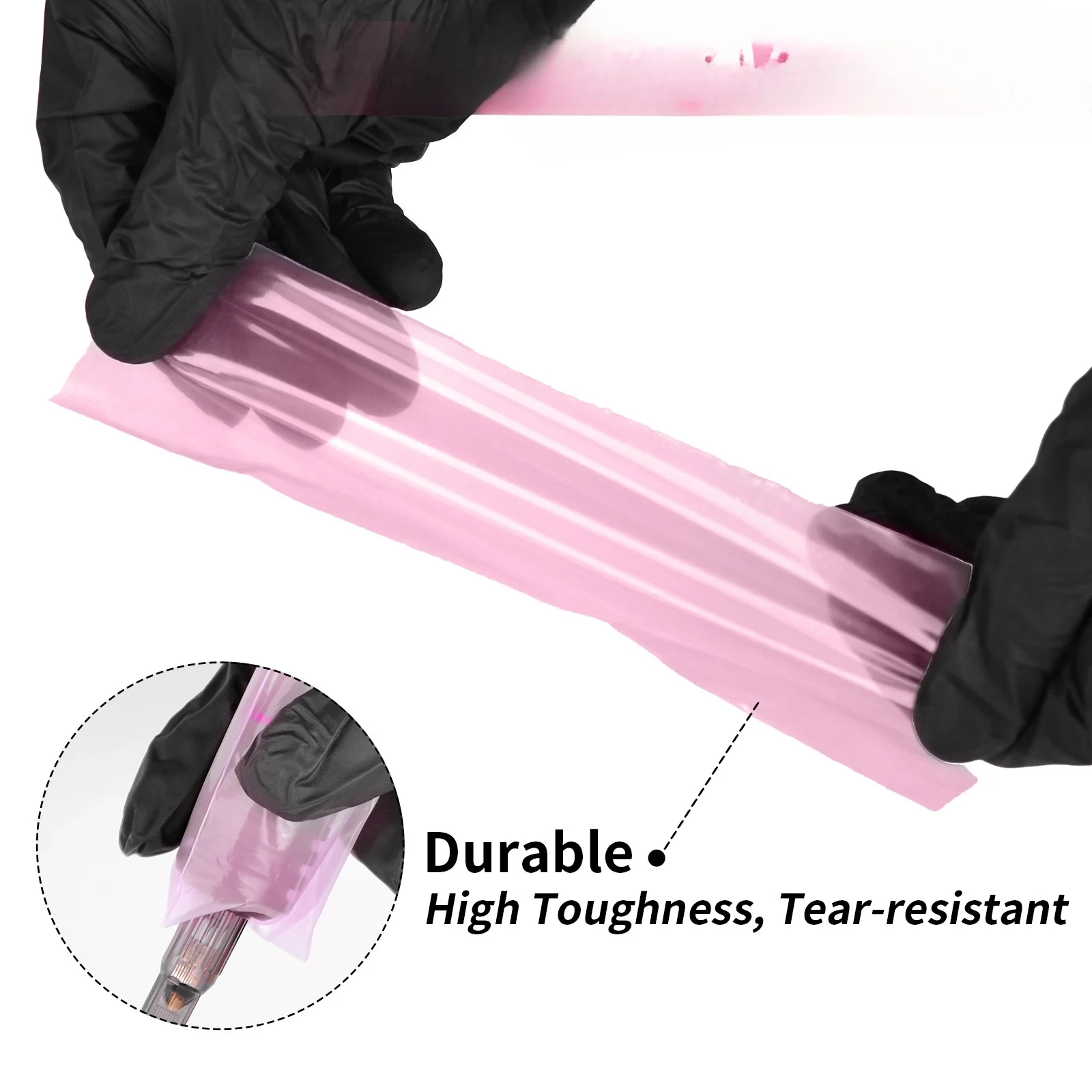 

Tattoo Pencil Sleeve Bag Covers 200Pcs and 3Pcs Pink Bandage Practice Taattoo Sets Microblading Supplie for Artists