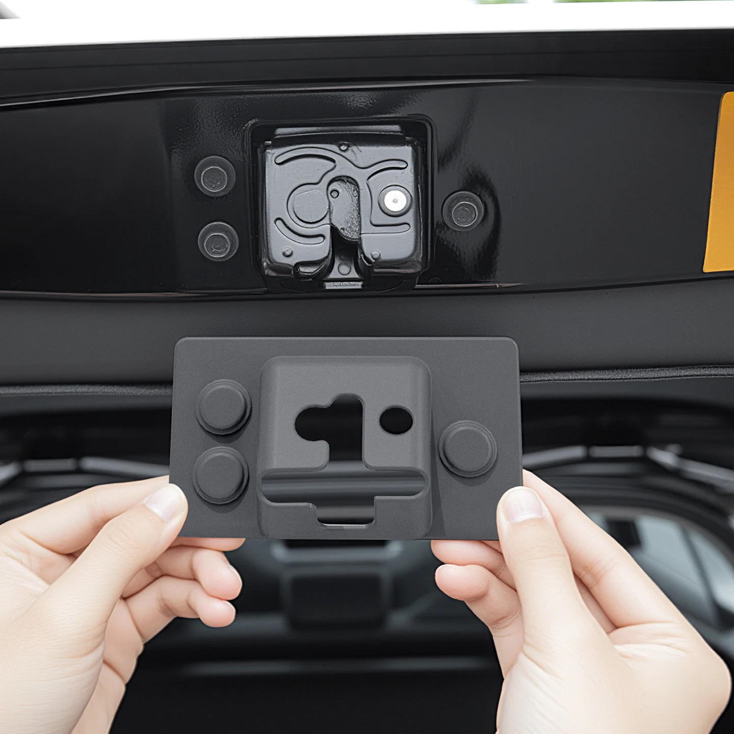 For Toyota RAV4 2026 2027 Car Tailgate Lock Screw Cover ABS Black Protector Cap Trim Cover Decoration Exterior Accessories