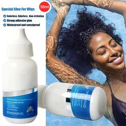 Lace Glue Strong Hold Lace Front Wig Glue for Wigs Waterproof Hair Replacement Adhesive Ghost Bond Glue and Remover