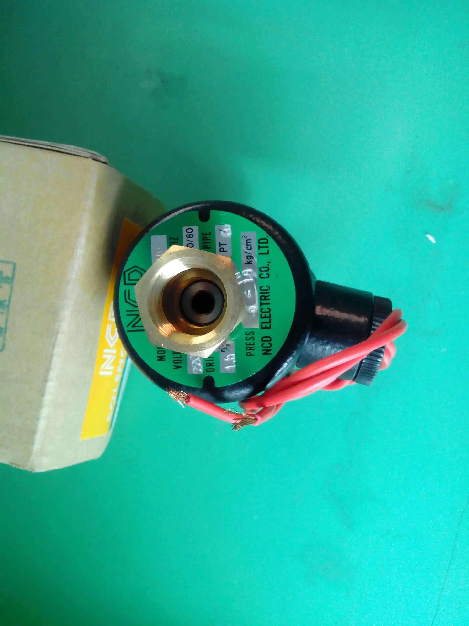 NCD SOLENOID VALVE MODEL DA-10-310 VOLT 220V NCD ELECTRIC CO.,LTD. DAOW-8-220  DAOW-10-210