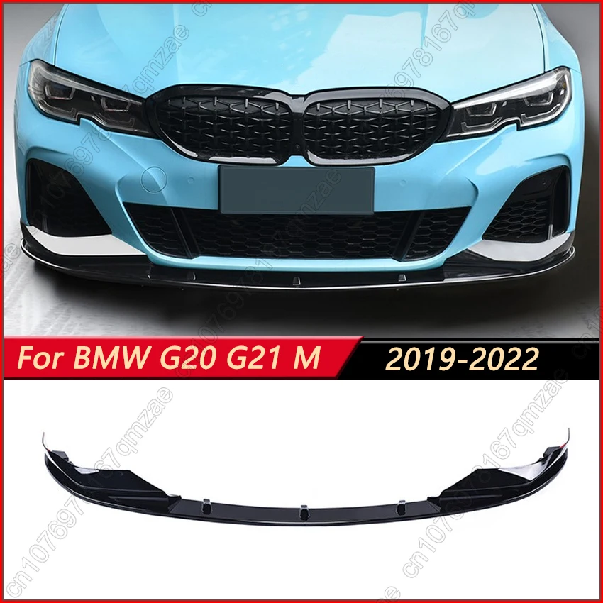 

For BMW G20 G21 M-Sport 320i 330i M340i xDrive 2019-2022 Front Bumper Splitter Lip Diffuser Spoiler Protector Body Kits