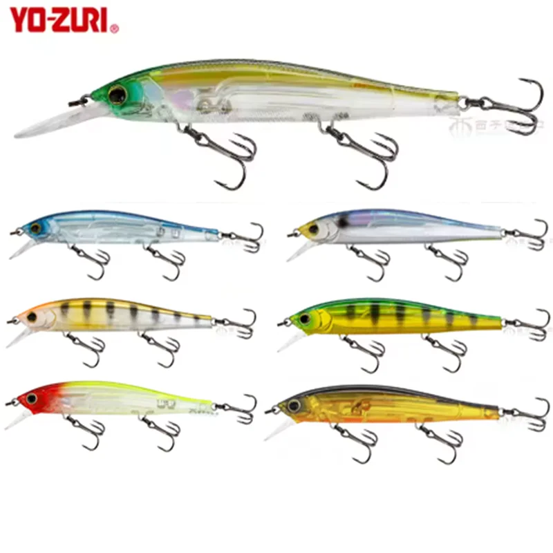 

Japan YO-ZURI 3DB Prismatic Floating Minnow Lure (Bass Mandarin) Shallow Freshwater/Saltwater Hard Bait