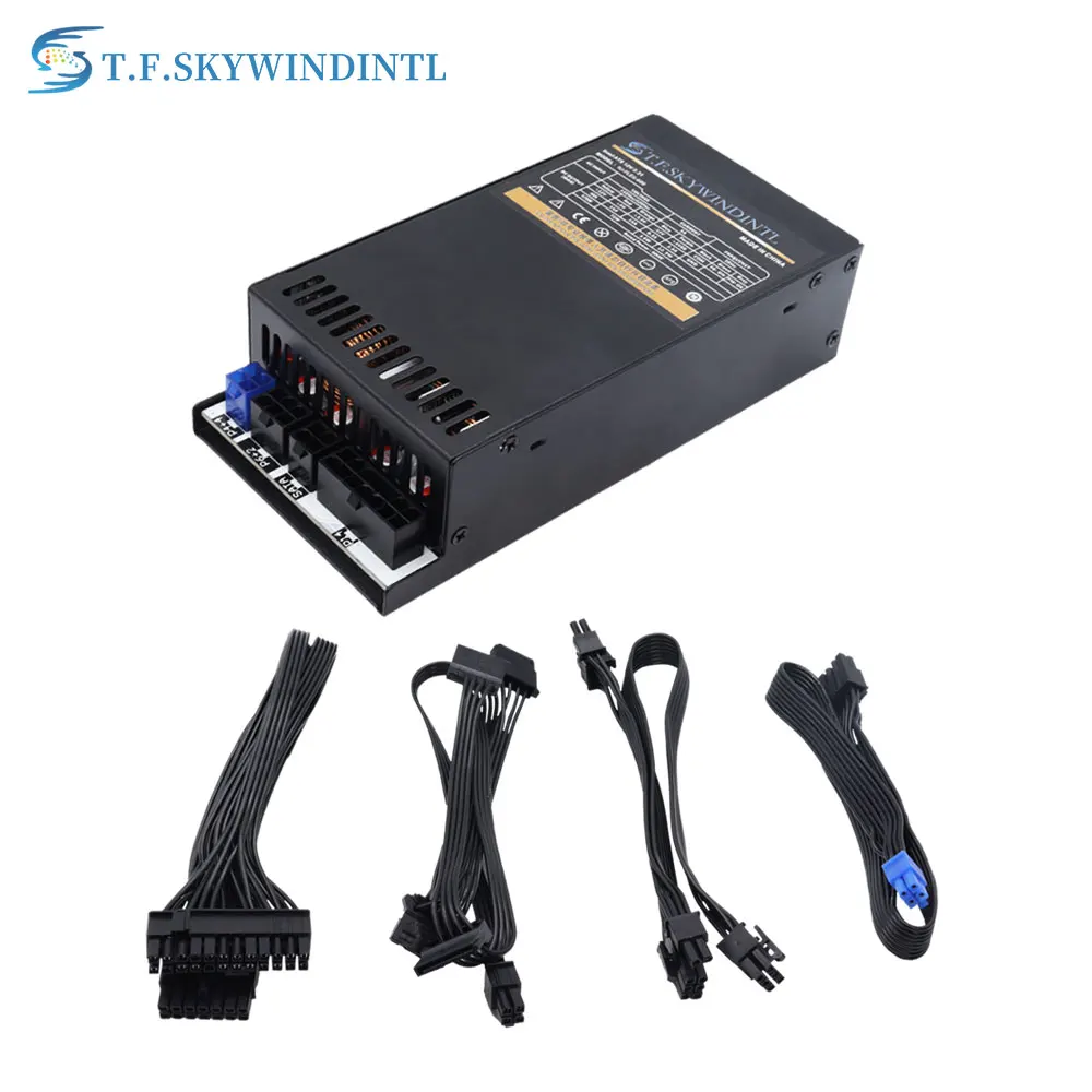 حافظة كمبيوتر ITX صغيرة مع وحدة Flex ATX 600W PSU، USB 3.0، هيكل فولاذي صغير الحجم، يدعم اللوحة الأم ITX #6