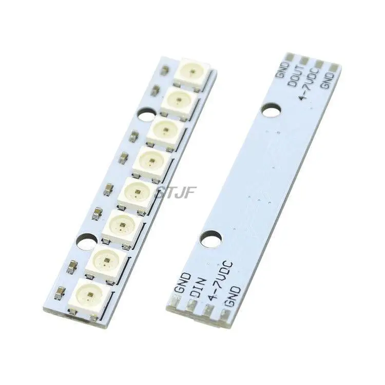 WS2812 5050 RGB Built-in LED 8 Colorful LED Module for