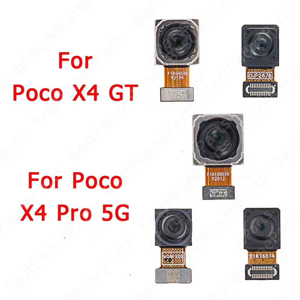 Selfie Back Camera For Xiaomi Poco X4 Pro X4 GT 5G Backside Facing Frontal Rear Front Camera Module