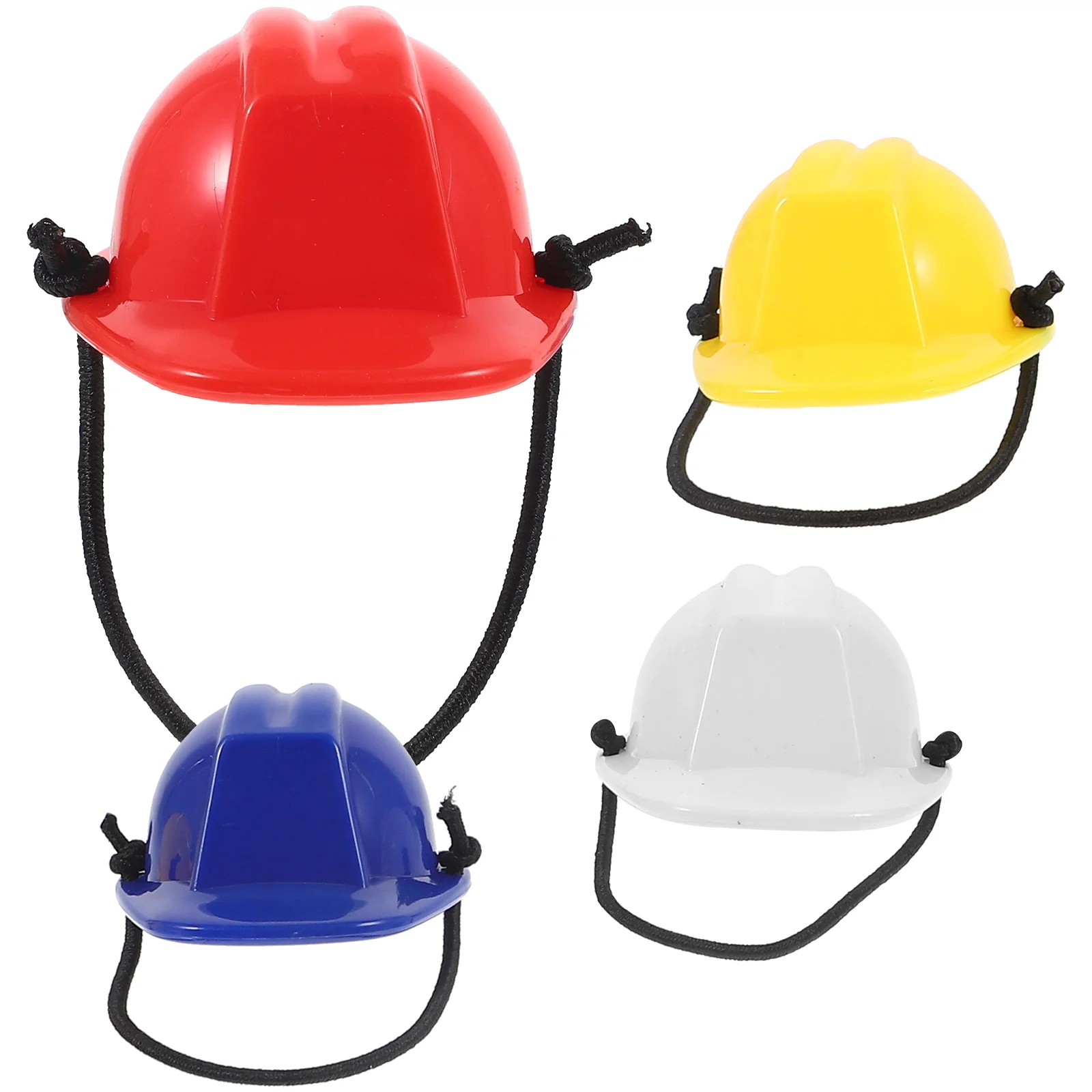 

4 Pcs Pet Safety Bearded Dragon Mini Cap Crafts Caps Helmets Hat Miniature Toys