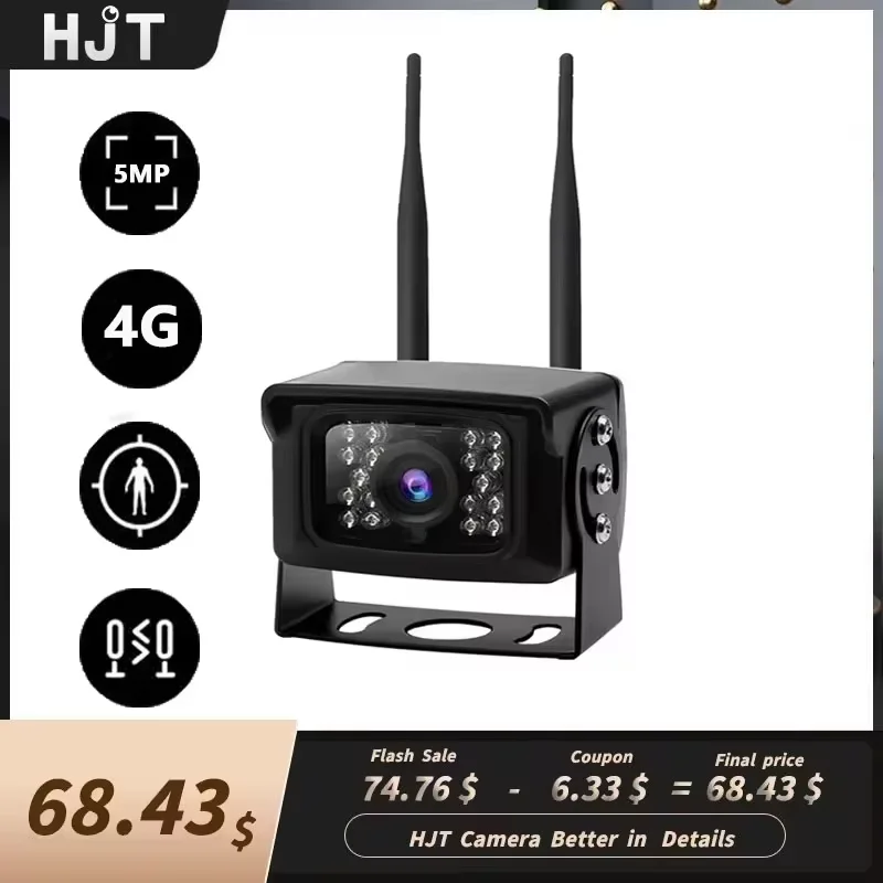 HJT Full HD 940nm 5MP WIFI камера SONY Version Waterproof Audio ONVIF CCTV Surveillance P2P For Car Security Protection Outdoor