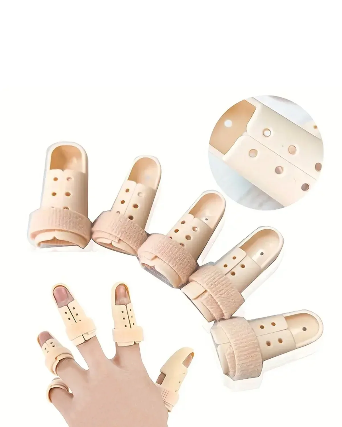

1pc Plastic Finger Splint For Trigger Finger, Thumb Splint Support Brace For Straightening & Injury Protection, Order A Size Up