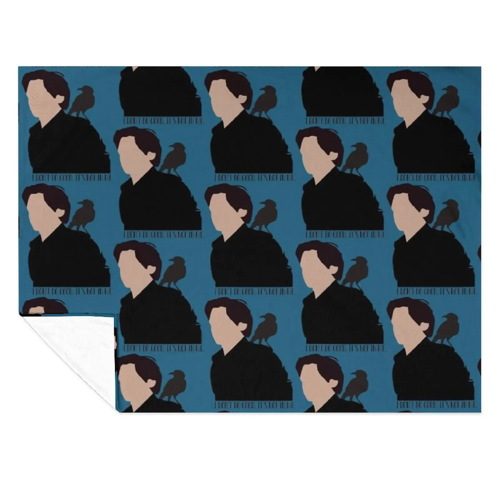 

Damon Salvatore Quote Throw Blanket cosplay anime Decorative Sofas Soft Big Luxury Thicken Blankets